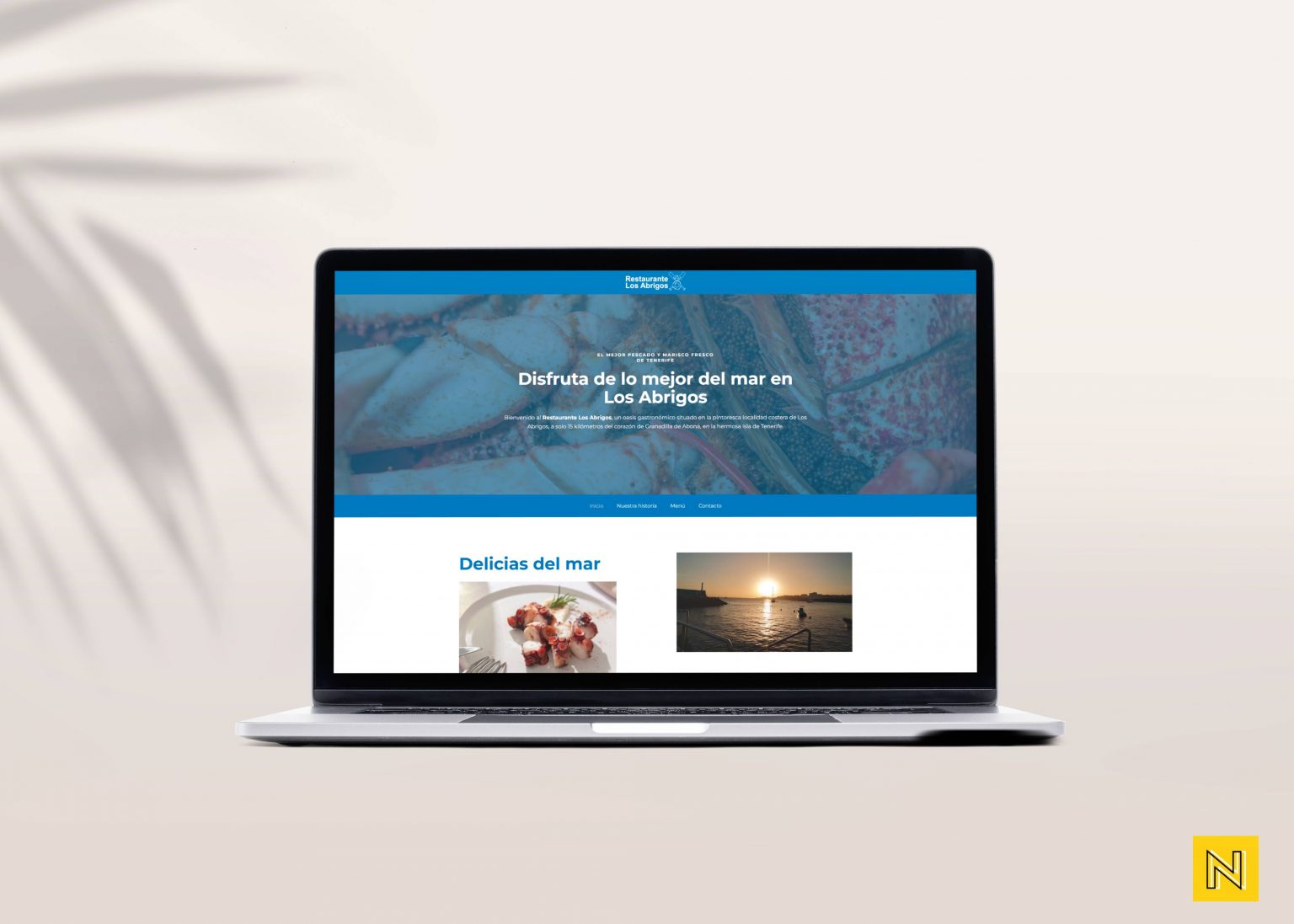 sitio web restaurante los abrigos